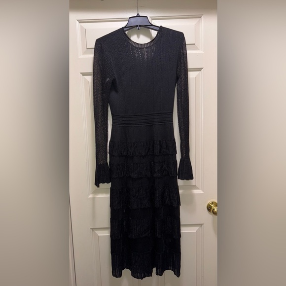 Lela Rose ruffle knit detail Piper Dress, size small, NWT - Picture 5 of 14
